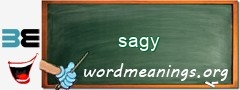 WordMeaning blackboard for sagy